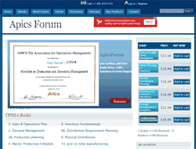 Tablet Screenshot of apicsforum.com